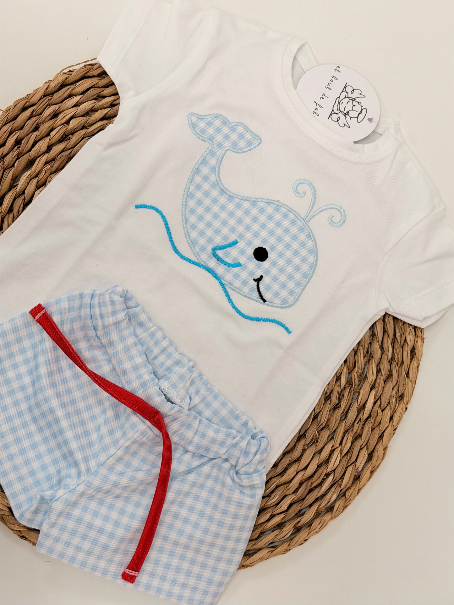 Conjunto Baño ballena Niño