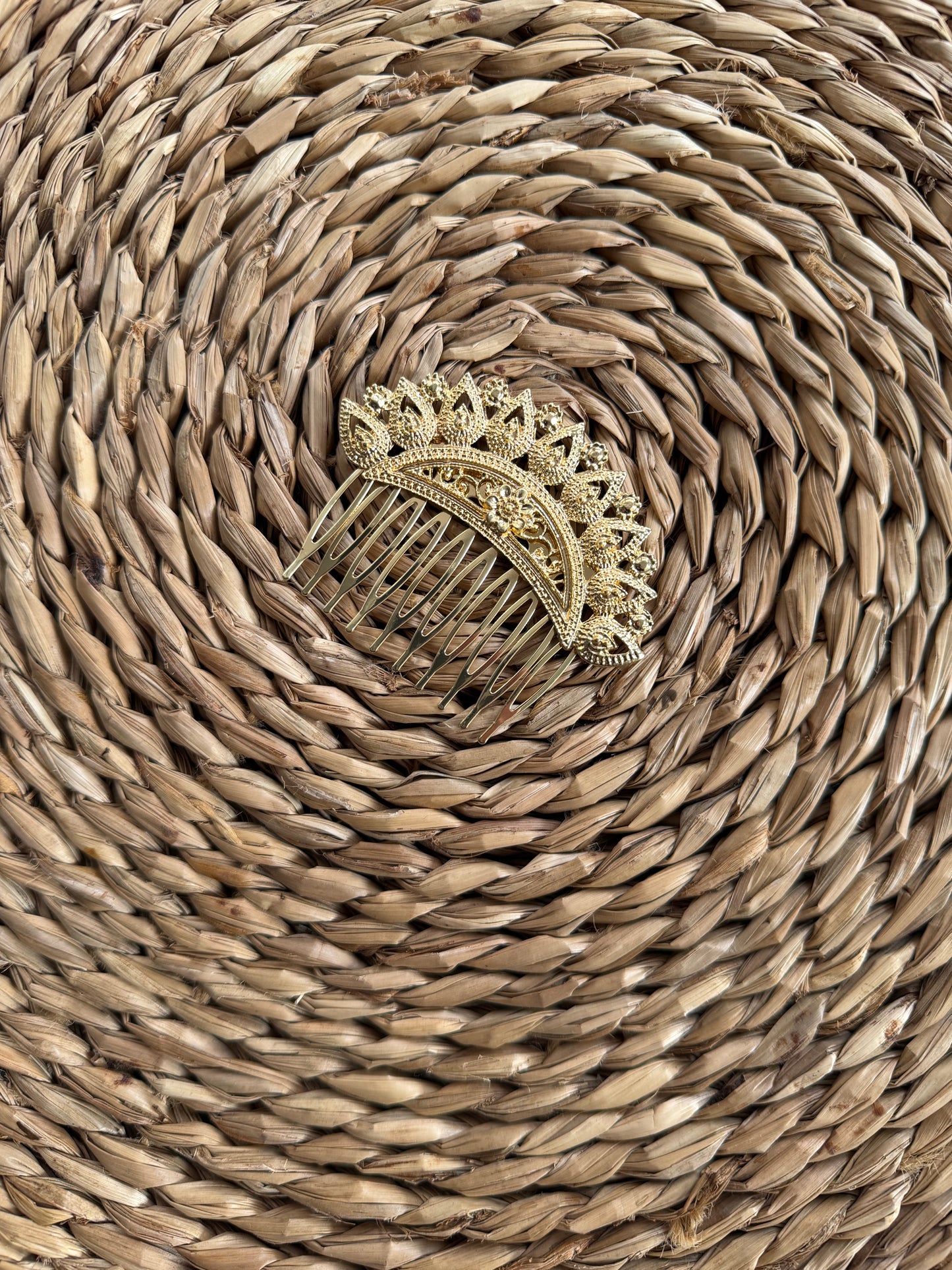 Peine Arco Mediano Dorado