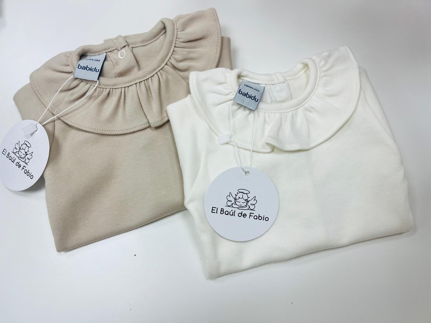 Pelele de algodón con cuello