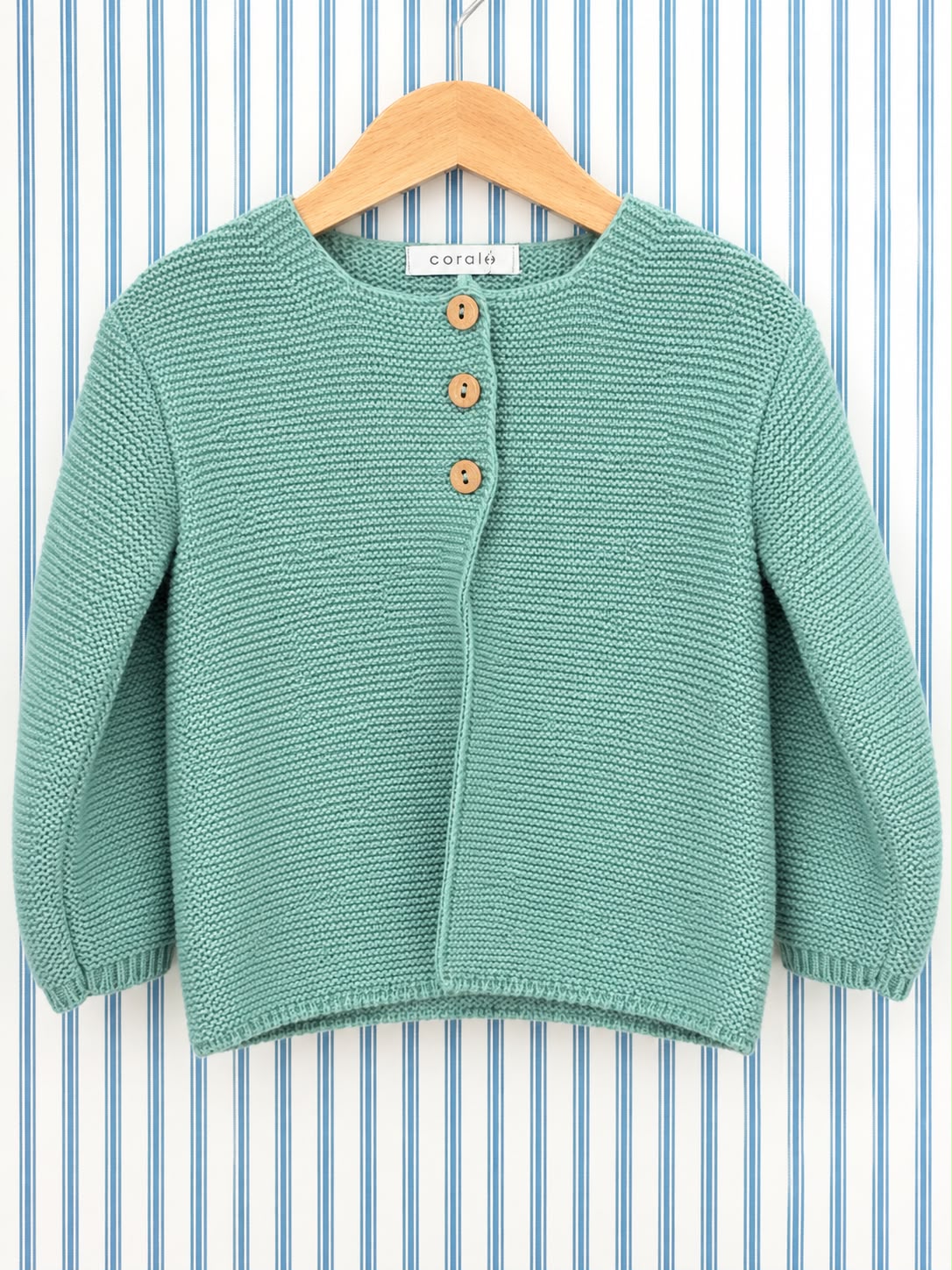 Chaqueta Punto Coralo Verde