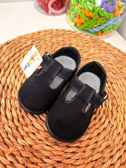 Zapatito lona negro