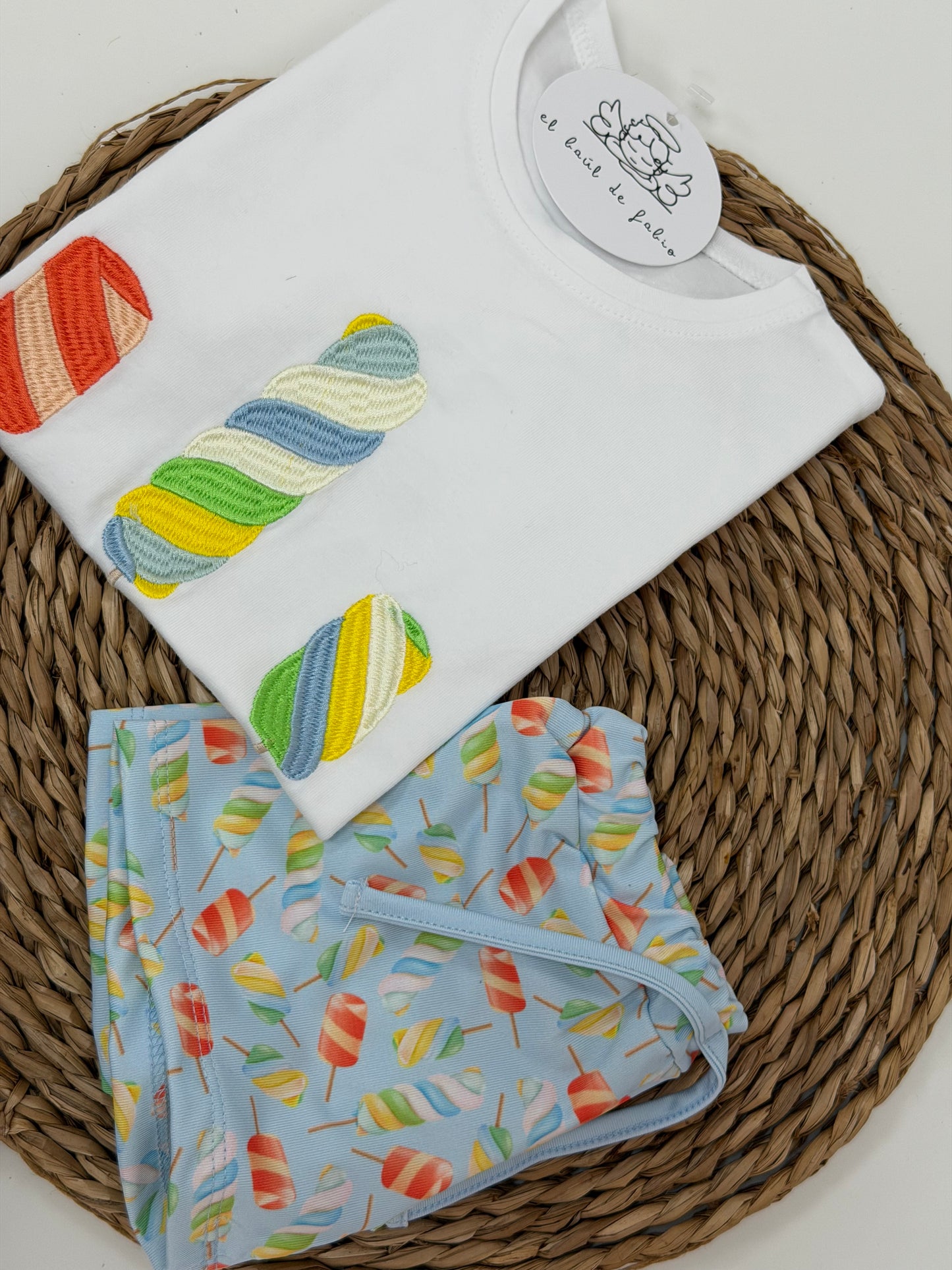 Conjunto Baño helados niño