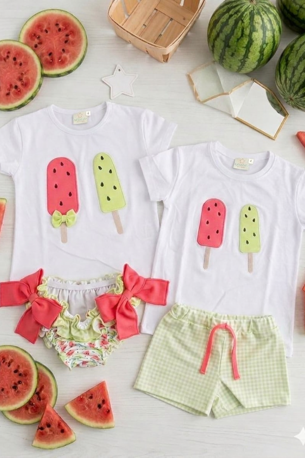 Conjunto Baño Niño sandía 🍉