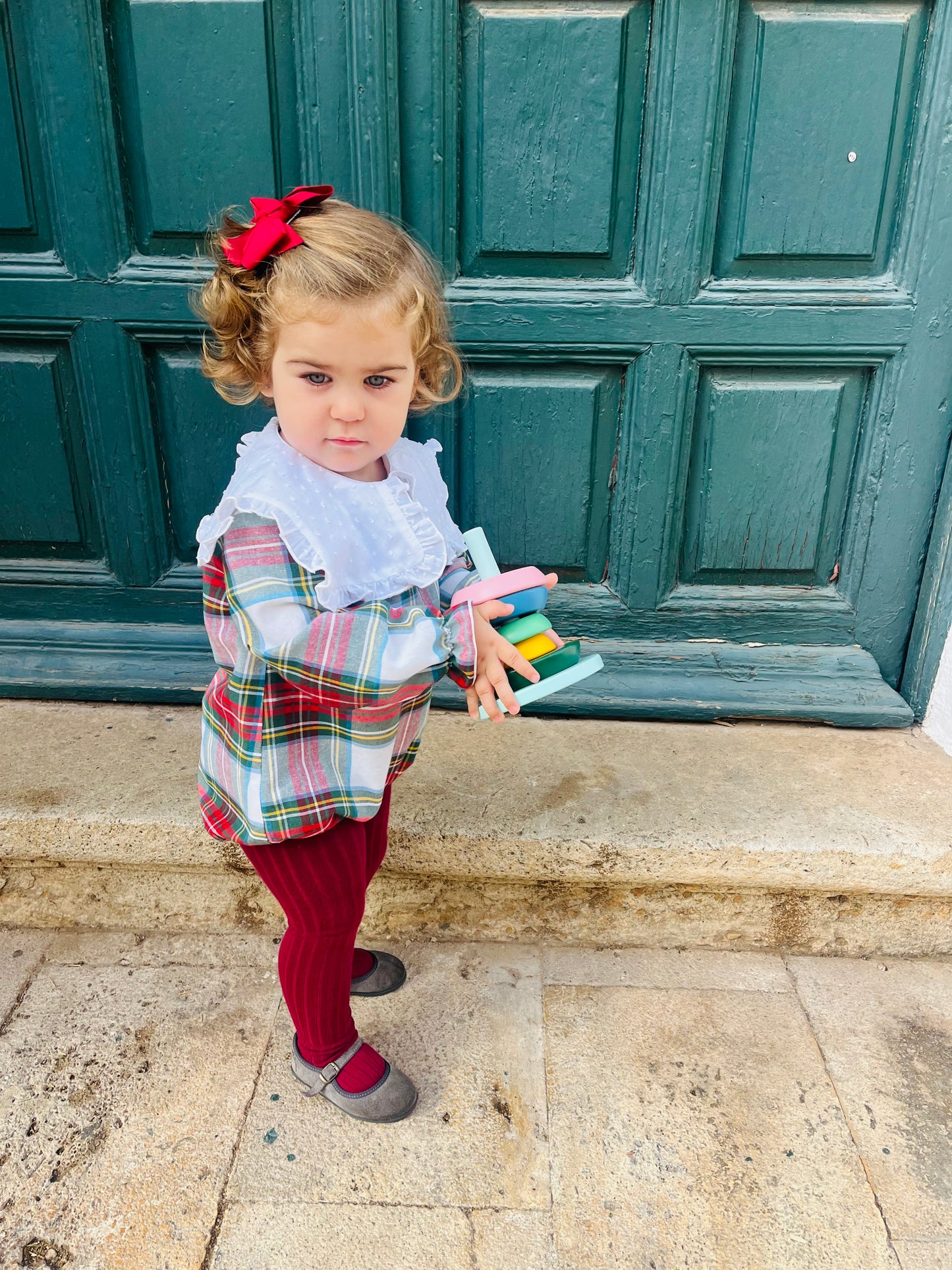 Pelele Cuadro escocés