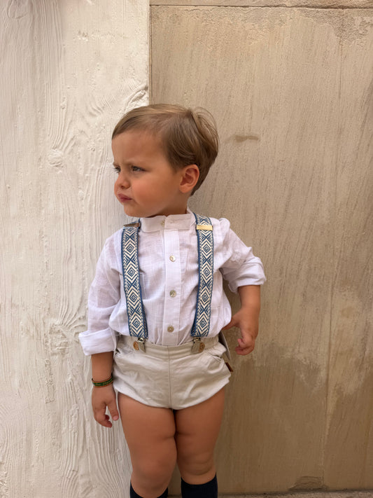 Camisa cubana Blanca
