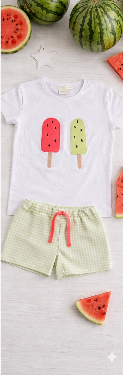 Conjunto Baño Niño sandía 🍉