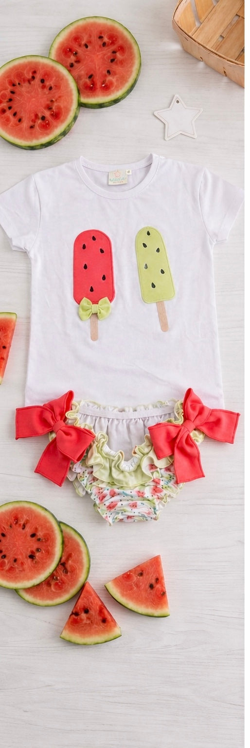 Conjunto Baño niña Sandía  🍉