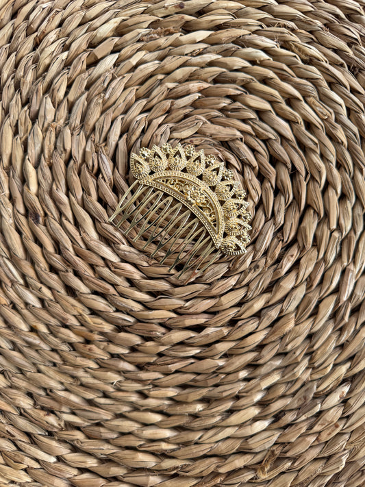 Peine Arco Mediano Dorado