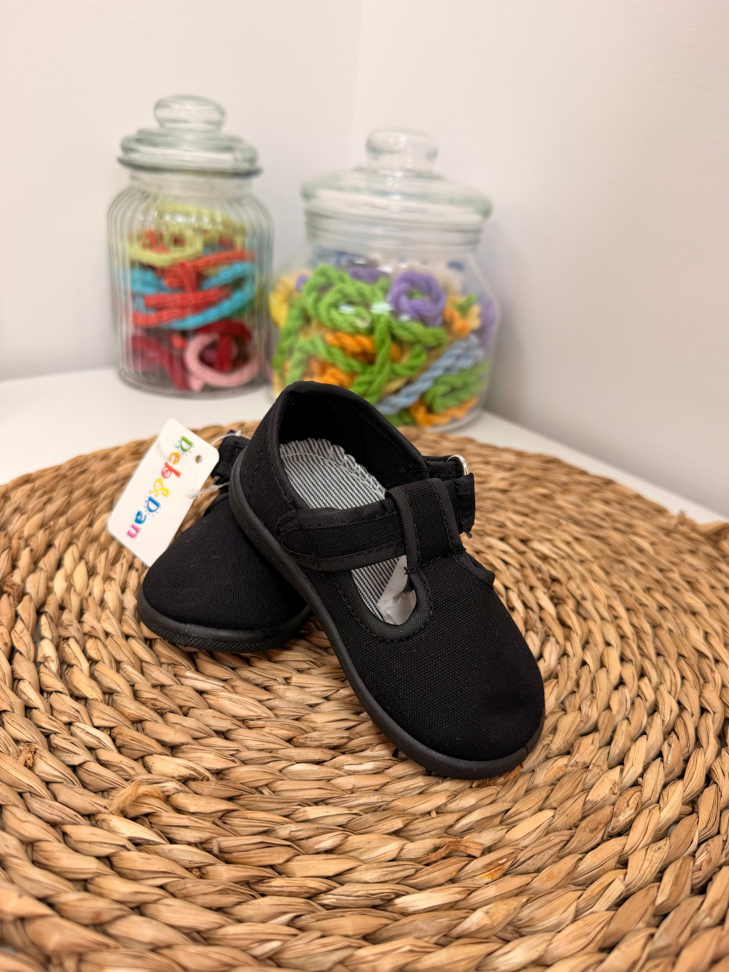 Zapatito lona negro