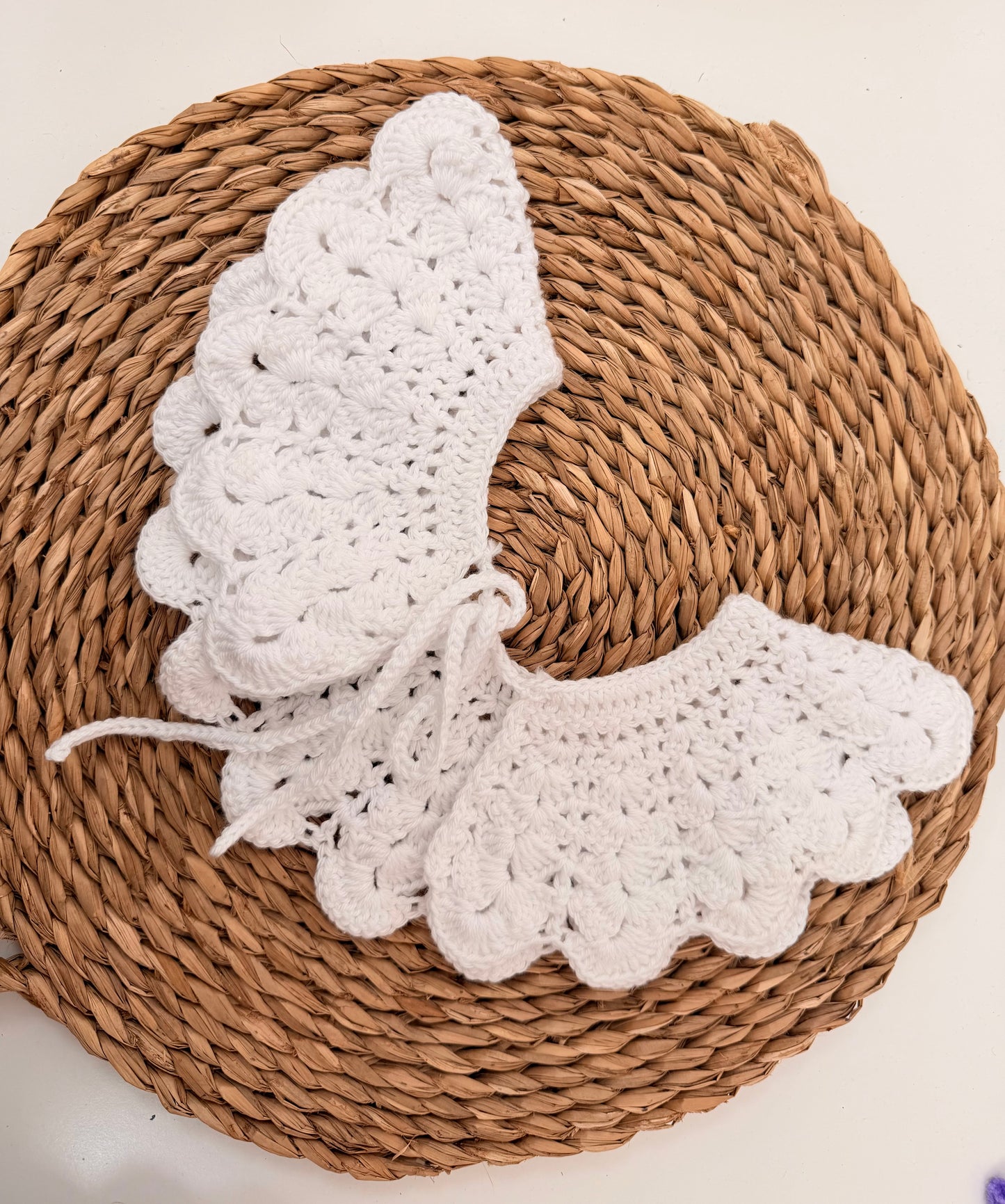 Cuello de punto Blanco