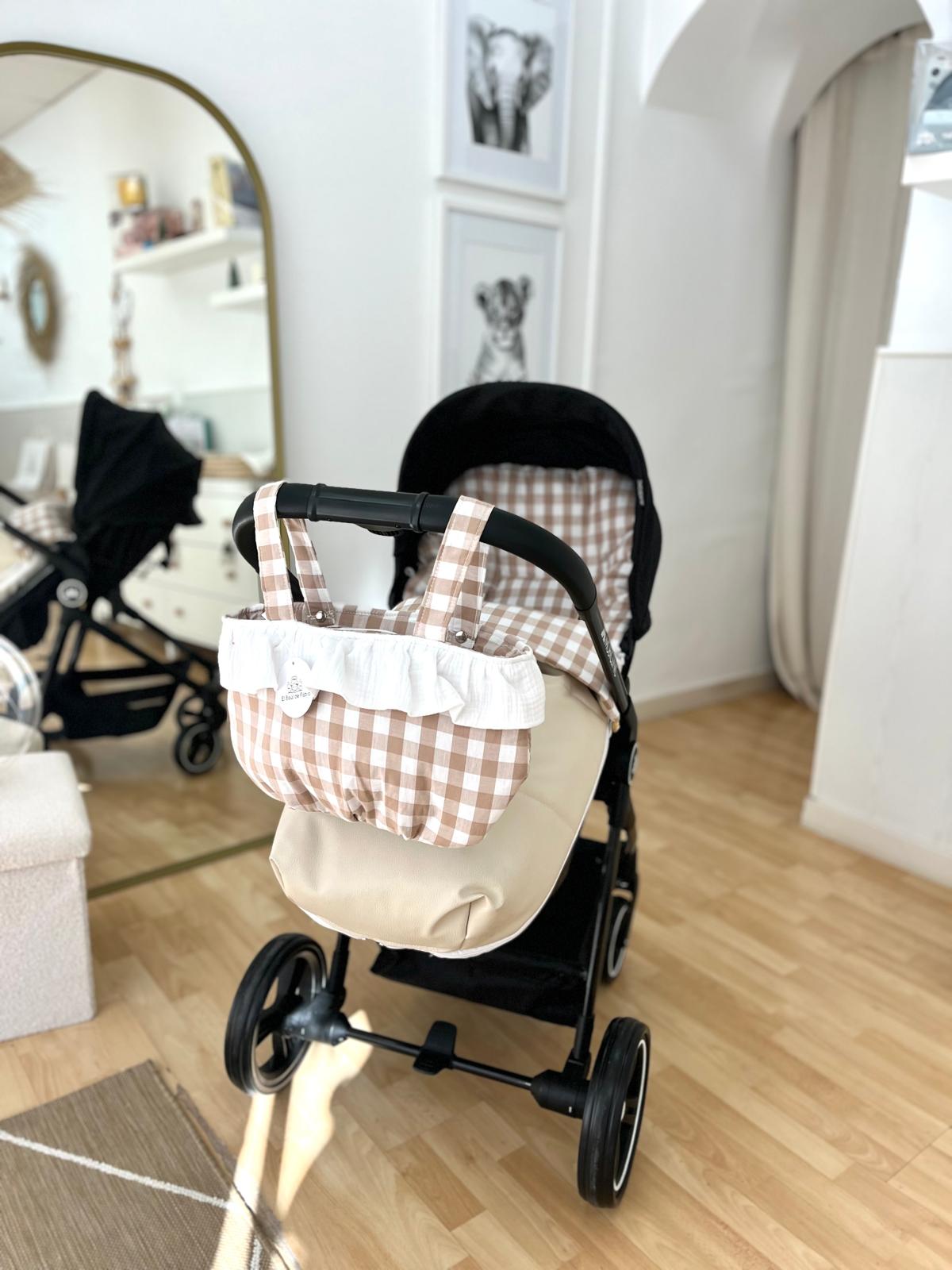 Saquito de silla Vichy Beige