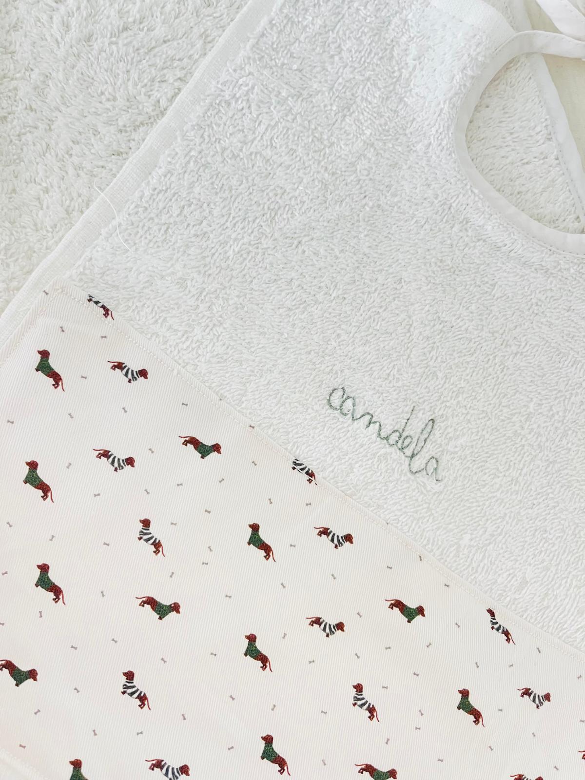 Babéro Algodón Teckel